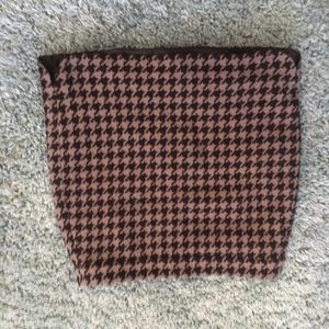 J.CREW BLACK/GREY HOUNDSTOOTH PENCIL SKIRT